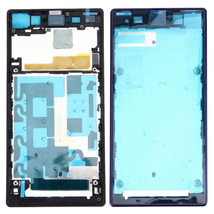 Front Housing LCD Frame Bezel Plate  for Sony Xperia Z1 / C6902 / L39h / C6903 / C6906 / C6943(Purple) - Frame Bezel Plate by PMC Jewellery | Online Shopping South Africa | PMC Jewellery