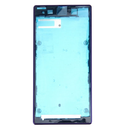 Front Housing LCD Frame Bezel Plate  for Sony Xperia Z1 / C6902 / L39h / C6903 / C6906 / C6943(Purple) - Frame Bezel Plate by PMC Jewellery | Online Shopping South Africa | PMC Jewellery