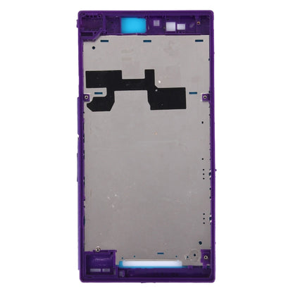 Front Housing LCD Frame Bezel Plate for Sony Xperia Z Ultra / XL39h / C6802(Purple) - Frame Bezel Plate by PMC Jewellery | Online Shopping South Africa | PMC Jewellery