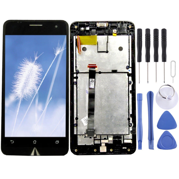 OEM LCD Screen for Asus Zenfone 5 / A501CG / A500CG Digitizer Full Assembly with Frame（Black) - LCD Screen by PMC Jewellery | Online Shopping South Africa | PMC Jewellery