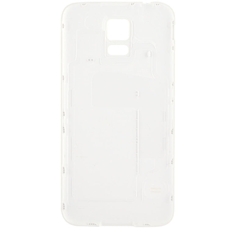 For Galaxy S5 / G900 OEM Version LCD Middle Board (Dual Card Version) with Button Cable & Back Cover ,  (White) - Back Cover by PMC Jewellery | Online Shopping South Africa | PMC Jewellery