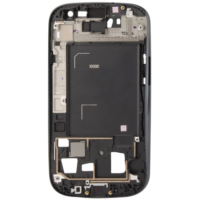 For Galaxy S III / i9300 Original 2 in 1 LCD Middle Board + Original Front Chassis(Black) - Frame Bezel Plate by PMC Jewellery | Online Shopping South Africa | PMC Jewellery