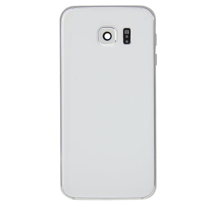 For Galaxy S6 / G920F Full Housing Cover (Front Housing LCD Frame Bezel Plate + Back Plate Housing Camera Lens Panel + Battery Back Cover ) (White) - Back Cover by PMC Jewellery | Online Shopping South Africa | PMC Jewellery