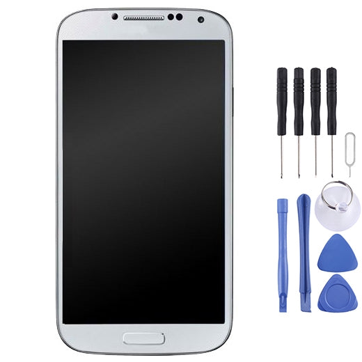 Original LCD Display + Touch Panel with Frame for Galaxy S4 / i9500(White) - LCD Screen by PMC Jewellery | Online Shopping South Africa | PMC Jewellery