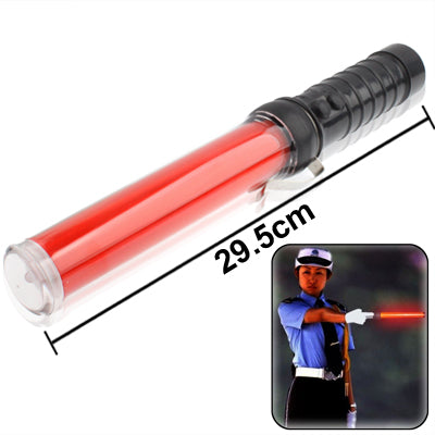 Safety Traffic 3-Mode Control Red LED Baton with Flashlight, Length: 29.5cm(Red) - Warning Lights by PMC Jewellery | Online Shopping South Africa | PMC Jewellery