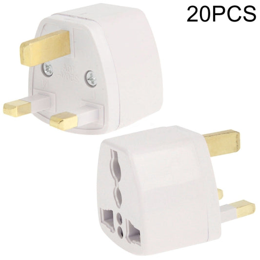 20 PCS Plug Adapter, Travel Power Adapter with UK Socket Plug - Plug Adaptor by PMC Jewellery | Online Shopping South Africa | PMC Jewellery