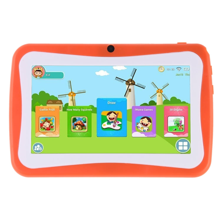 Kids Education Tablet PC, 7.0 inch, 1GB+8GB, Android 4.4.2 Allwinner A33 Quad Core 1.3GHz, WiFi, TF Card up to 32GB, Dual Camera(Orange) -  by PMC Jewellery | Online Shopping South Africa | PMC Jewellery