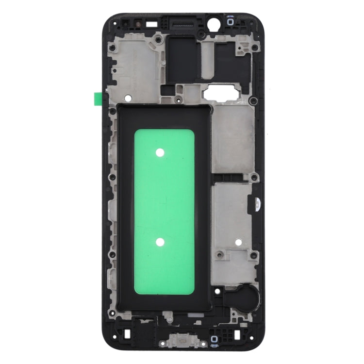 For Galaxy C8  Front Housing LCD Frame Bezel Plate(Black) - Frame Bezel Plate by PMC Jewellery | Online Shopping South Africa | PMC Jewellery