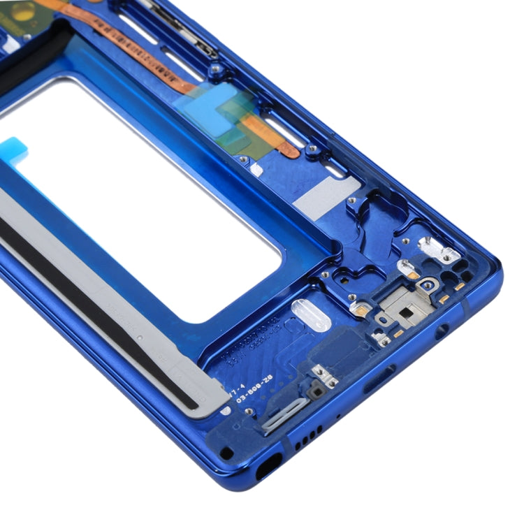 Galaxy Note 8 / N950  Front Housing LCD Frame Bezel Plate(Blue) - Frame Bezel Plate by PMC Jewellery | Online Shopping South Africa | PMC Jewellery