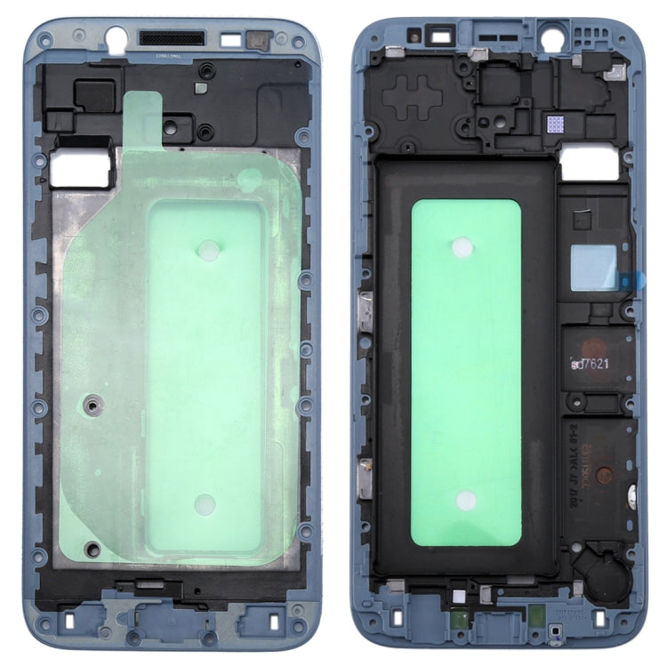 For Galaxy J730  Front Housing LCD Frame Bezel Plate(Blue) - Frame Bezel Plate by PMC Jewellery | Online Shopping South Africa | PMC Jewellery