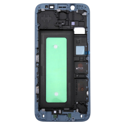 For Galaxy J730  Front Housing LCD Frame Bezel Plate(Blue) - Frame Bezel Plate by PMC Jewellery | Online Shopping South Africa | PMC Jewellery