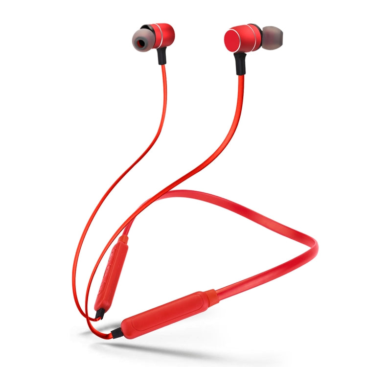 BTH-S8 Sports Style Magnetic Wireless Bluetooth In-Ear Headphones, For iPhone, Galaxy, Huawei, Xiaomi, LG, HTC and Other Smart Phones, Working Distance: 10m(Red) - Sport Earphone by PMC Jewellery | Online Shopping South Africa | PMC Jewellery