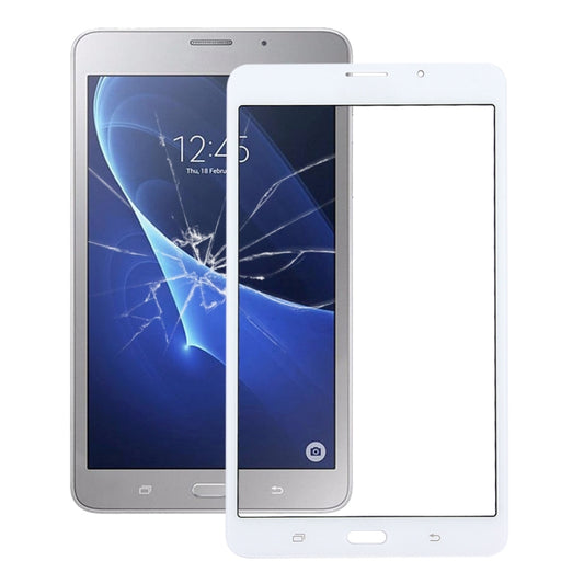 For Galaxy Tab A 7.0 LTE 2016 / T285 Front Screen Outer Glass Lens (White) - Outer Glass Lens by PMC Jewellery | Online Shopping South Africa | PMC Jewellery