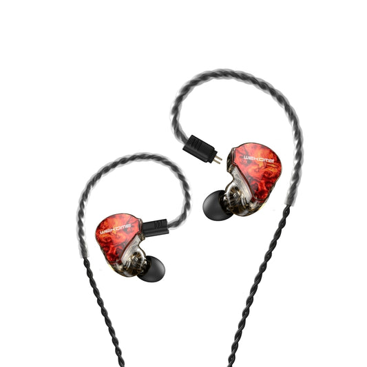 WK Y25 Amber Bluetooth + 3.5mm Elbow Plug Dual-purpose Ear-mounted Wired Earphone (Red) - In Ear Wired Earphone by WK | Online Shopping South Africa | PMC Jewellery