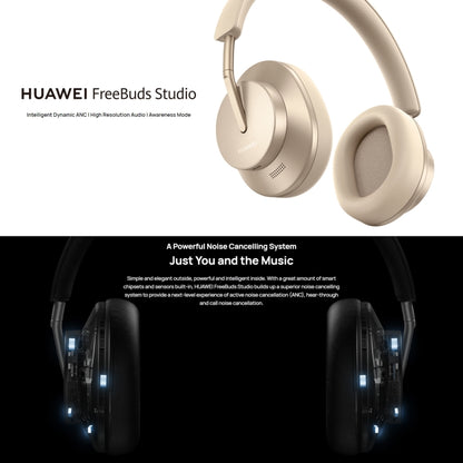 Original HUAWEI FreeBuds Studio Dynamic Noise Cancelling Bluetooth 5.2 Wireless Headset(Black) - Headset & Headphone by Huawei | Online Shopping South Africa | PMC Jewellery