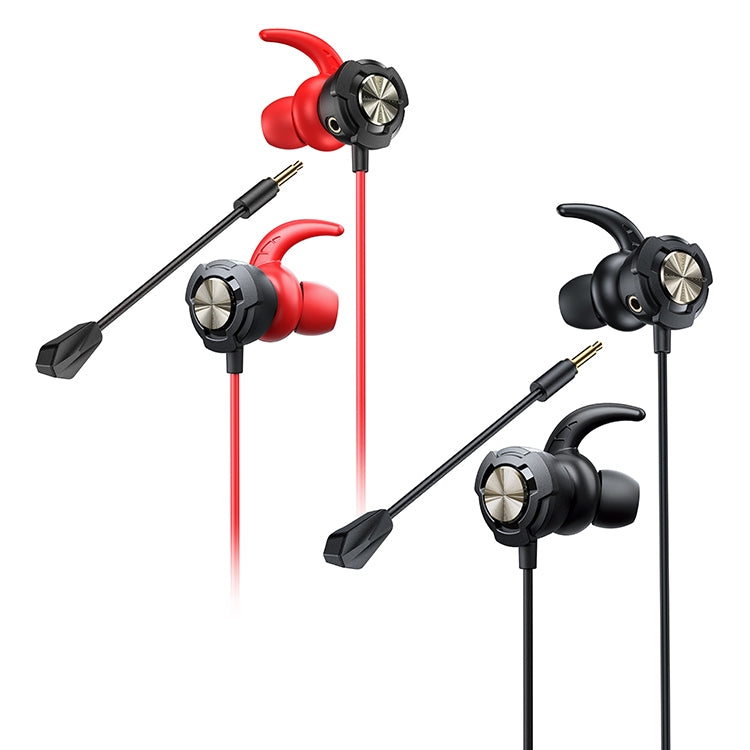 WK Assaulter Game Series YB01 3.5mm In-ear Wired Earphone(Black) - In Ear Wired Earphone by WK | Online Shopping South Africa | PMC Jewellery | Buy Now Pay Later Mobicred