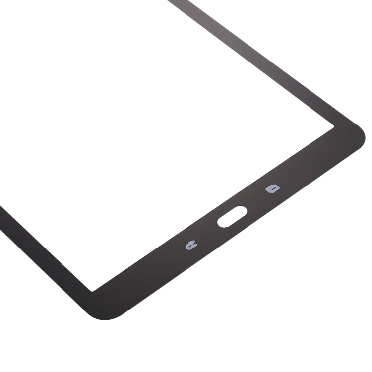 For Galaxy Tab S2 9.7 / T810 / T813 / T815 / T820 / T825 Front Screen Outer Glass Lens (Black) - Outer Glass Lens by PMC Jewellery | Online Shopping South Africa | PMC Jewellery