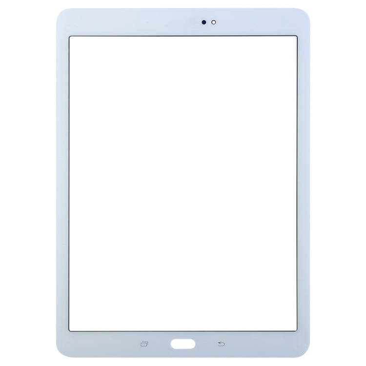 For Galaxy Tab S2 9.7 / T810 / T813 / T815 / T820 / T825 Front Screen Outer Glass Lens (White) - Outer Glass Lens by PMC Jewellery | Online Shopping South Africa | PMC Jewellery