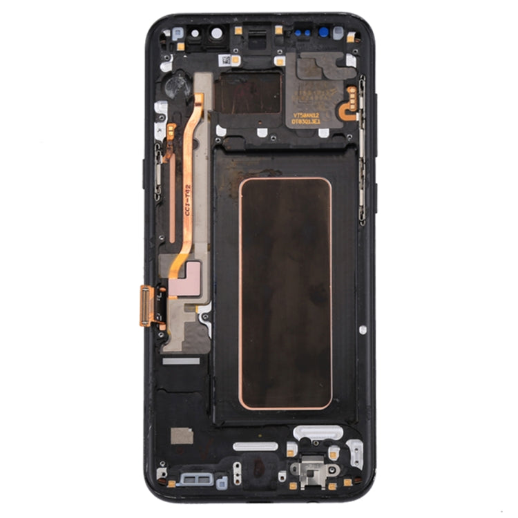 Original LCD Screen + Original Touch Panel with Frame for Galaxy S8+ / G955 / G955F / G955FD / G955U / G955A / G955P / G955T / G955V / G955R4 / G955W / G9550(Black) - LCD Screen by PMC Jewellery | Online Shopping South Africa | PMC Jewellery