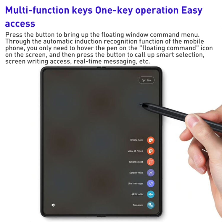 For Samsung Galaxy Z Fold3 5G/W22 5G Touch Capacitive Pen Stylus (Black) - free shipping - PMC TechLife - Order now!
