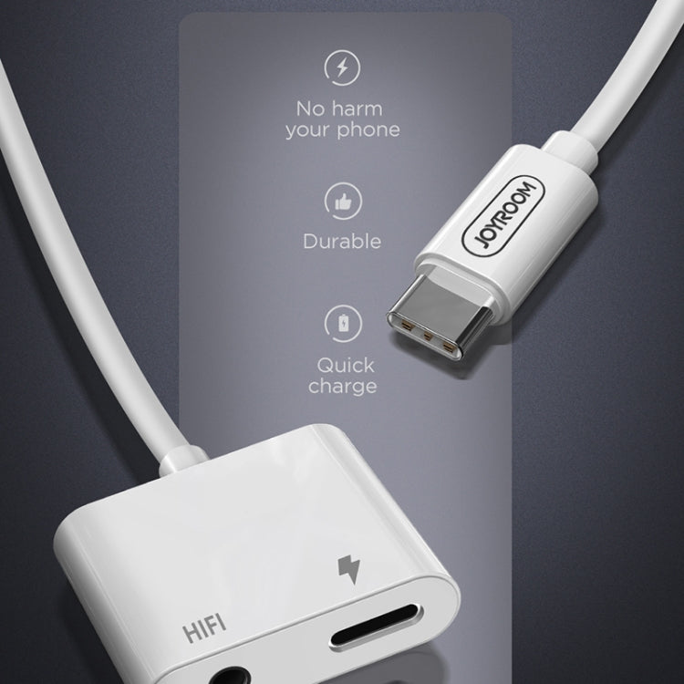 JOYROOM SH-C1 Type-C / USB-C to 3.5mm Digital Audio Converter Adapter (White) - free shipping - PMC TechLife - Order now!