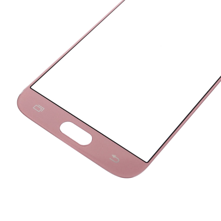 For Galaxy J3 (2017) / J330 Front Screen Outer Glass Lens (Rose Gold) - Outer Glass Lens by PMC Jewellery | Online Shopping South Africa | PMC Jewellery