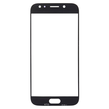 For Galaxy J5 (2017) / J530 Front Screen Outer Glass Lens (Black) - Outer Glass Lens by PMC Jewellery | Online Shopping South Africa | PMC Jewellery