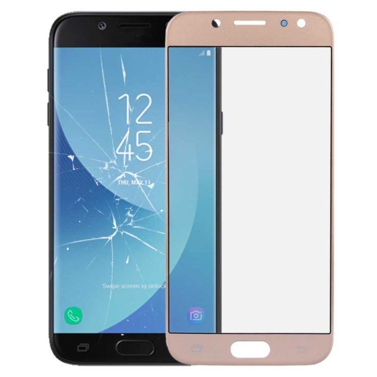 For Galaxy J5 (2017) / J530 Front Screen Outer Glass Lens (Gold) - Outer Glass Lens by PMC Jewellery | Online Shopping South Africa | PMC Jewellery