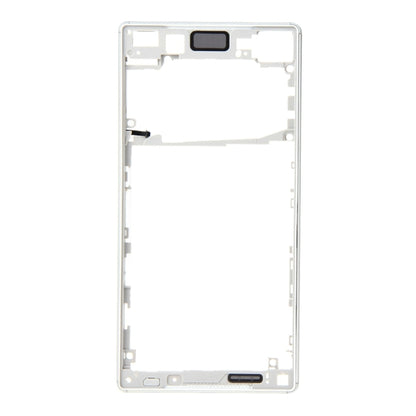 Front Bezel  for Sony Xperia Z5 (Single SIM Card Version) (Silver) - Frame Bezel Plate by PMC Jewellery | Online Shopping South Africa | PMC Jewellery