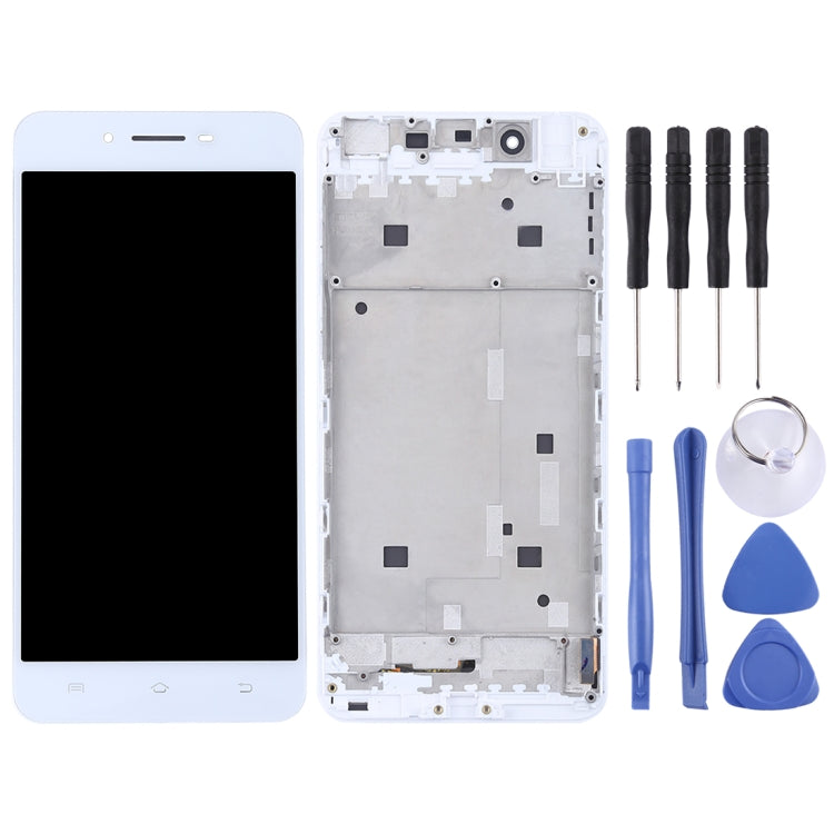 TFT LCD Screen for Vivo X6 Digitizer Full Assembly with Frame(White) - LCD Screen by PMC Jewellery | Online Shopping South Africa | PMC Jewellery