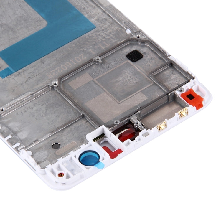 For Huawei Honor V8 Front Housing LCD Frame Bezel Plate(White) - Full Housing Cover by PMC Jewellery | Online Shopping South Africa | PMC Jewellery