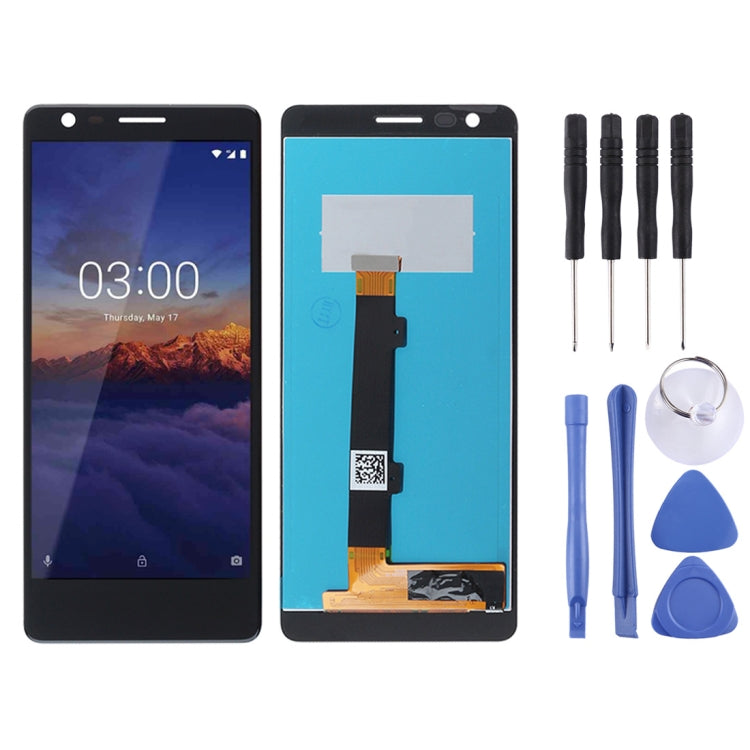 TFT LCD Screen for Nokia 3.1 with Digitizer Full Assembly  (Black) - LCD Screen by PMC Jewellery | Online Shopping South Africa | PMC Jewellery