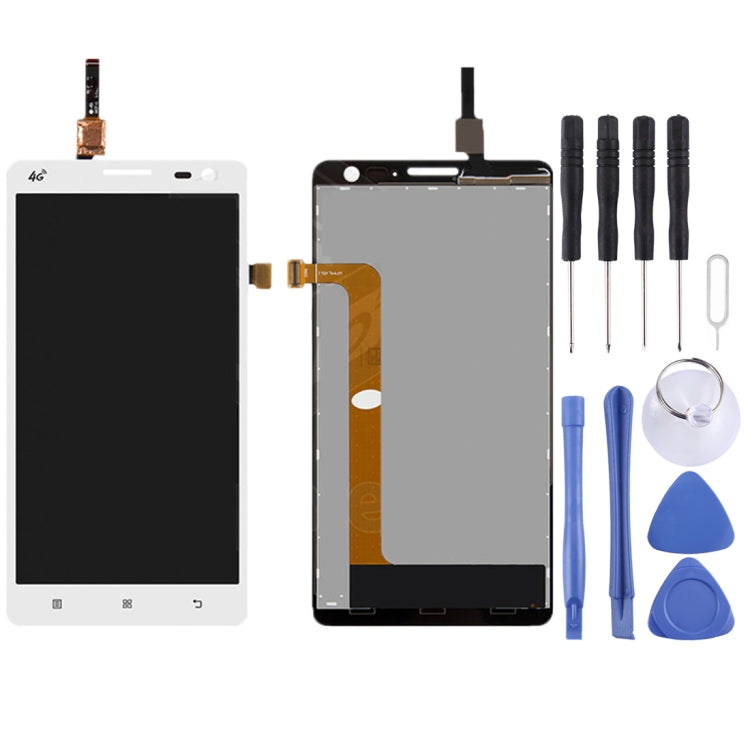 OEM LCD Screen for Lenovo S856 with Digitizer Full Assembly (White) - LCD Screen by PMC Jewellery | Online Shopping South Africa | PMC Jewellery