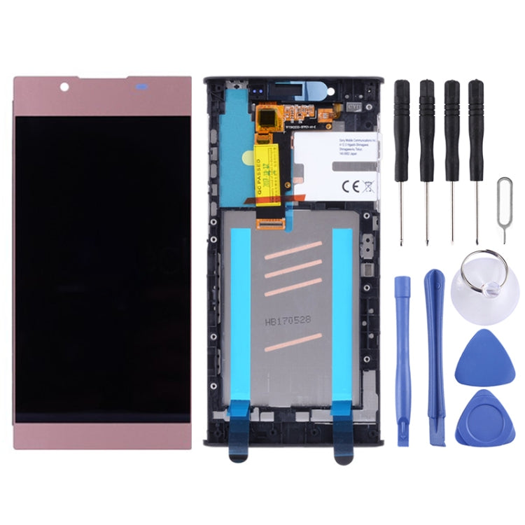 OEM LCD Screen for Sony Xperia L1 G3311 G3312 G3313 Digitizer Full Assembly with Frame(Pink) - LCD Screen by PMC Jewellery | Online Shopping South Africa | PMC Jewellery