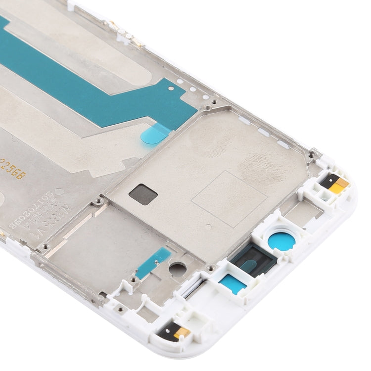 Front Housing LCD Frame Bezel Plate for Xiaomi Mi 5c (White) - Frame Bezel Plate by PMC Jewellery | Online Shopping South Africa | PMC Jewellery