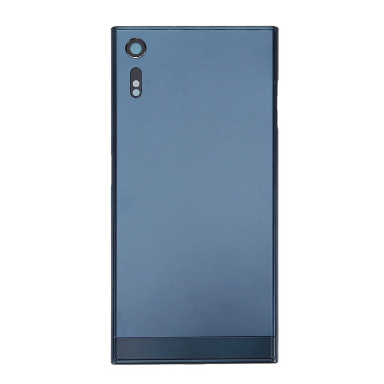 Back Battery Cover + Back Battery Bottom Cover + Middle Frame for Sony Xperia XZ(Dark Blue) - Back Cover by PMC Jewellery | Online Shopping South Africa | PMC Jewellery