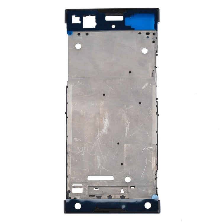 for Sony Xperia XA1 Front Housing LCD Frame Bezel Plate(Black) - Frame Bezel Plate by PMC Jewellery | Online Shopping South Africa | PMC Jewellery