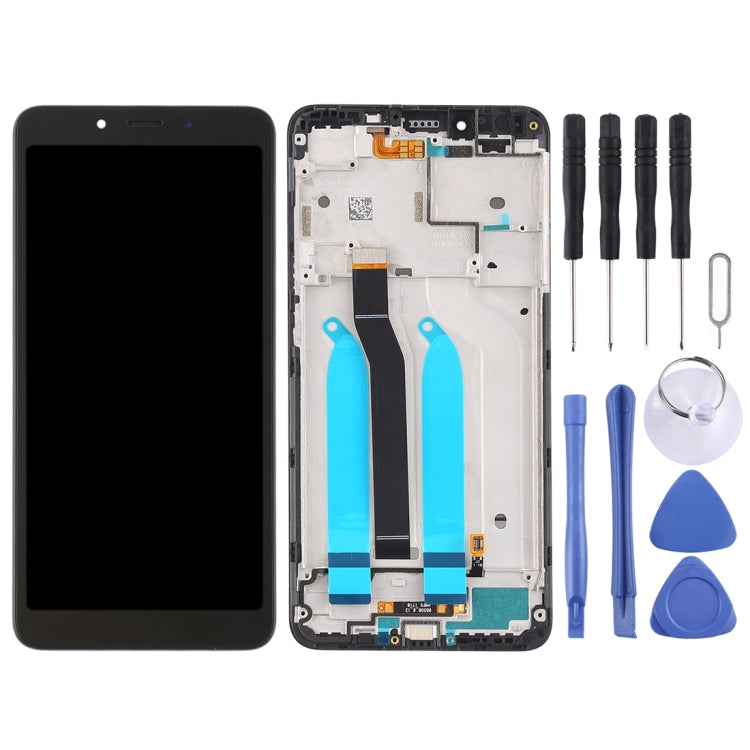 TFT LCD Screen for Xiaomi Redmi 6A / Redmi 6 Digitizer Full Assembly with Frame(Black) - LCD Screen by PMC Jewellery | Online Shopping South Africa | PMC Jewellery