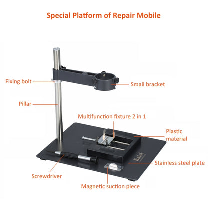 Kaisi F-202 Mobile Phone Laptop BGA Rework Reballing Station Hot Air Gun Clamp - Repair Platform by Kaisi | Online Shopping South Africa | PMC Jewellery