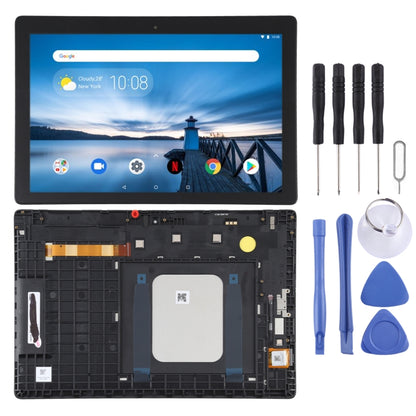 LCD Screen and Digitizer Full Assembly With Frame for Lenovo TAB E10 TB-X104F TB-X104L TB X104 WIFI Edition(Black) - LCD Screen by PMC Jewellery | Online Shopping South Africa | PMC Jewellery