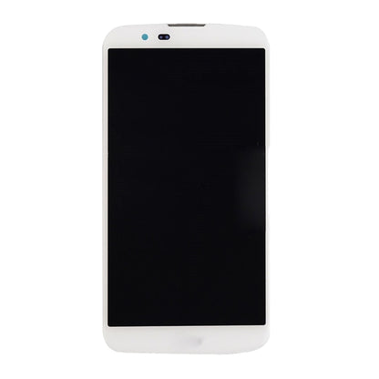 TFT LCD Screen for LG K10 Digitizer Full Assembly with Frame (White) - For LG by PMC Jewellery | Online Shopping South Africa | PMC Jewellery