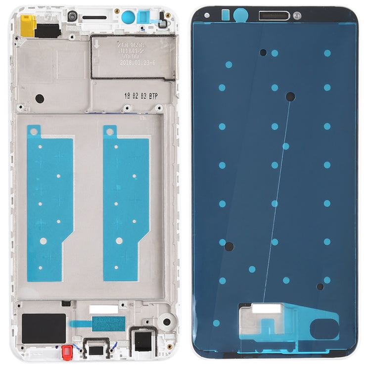 Front Housing LCD Frame Bezel for Huawei Honor Play 7C(White) - Full Housing Cover by PMC Jewellery | Online Shopping South Africa | PMC Jewellery