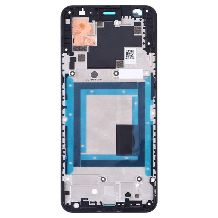 Front Housing LCD Frame Bezel Plate for Google Pixel 3a(Black) - Frame Bezel Plate by PMC Jewellery | Online Shopping South Africa | PMC Jewellery