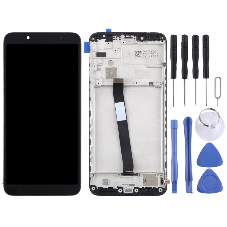 TFT LCD Screen for Xiaomi Redmi 7A Digitizer Full Assembly with Frame(Black) - LCD Screen by PMC Jewellery | Online Shopping South Africa | PMC Jewellery