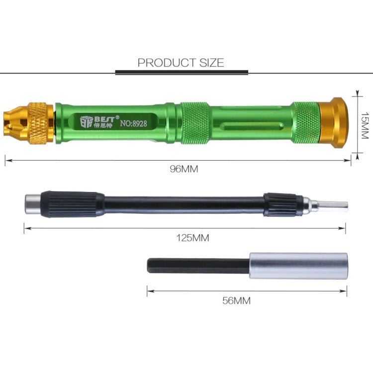 BEST BST-8928 Screwdriver Magnetic Bit Driver Kit 63 in 1 Professional Screwdrivers Set - free shipping - PMC TechLife - Order now!
