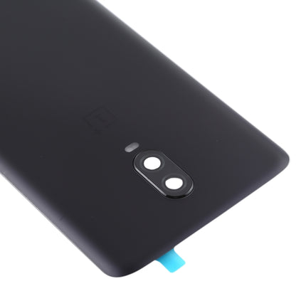 For OnePlus 6T Original Battery Back Cover with Camera Lens (Frosted Black ) - Back Cover by PMC Jewellery | Online Shopping South Africa | PMC Jewellery