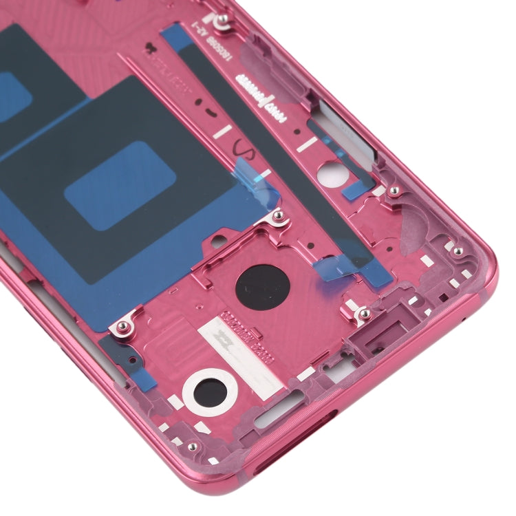 Front Housing LCD Frame Bezel Plate for LG G7 ThinQ / G710 (Pink) - For LG by PMC Jewellery | Online Shopping South Africa | PMC Jewellery