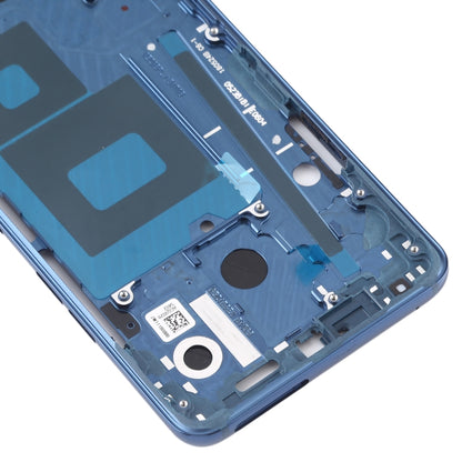 Front Housing LCD Frame Bezel Plate for LG G7 ThinQ / G710 (Blue) - For LG by PMC Jewellery | Online Shopping South Africa | PMC Jewellery