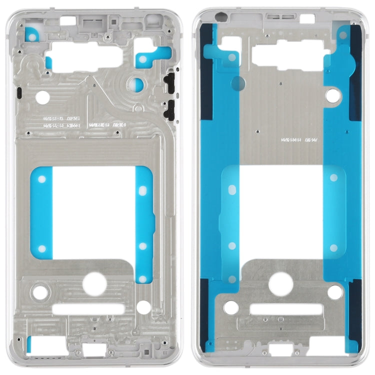 Front Housing LCD Frame Bezel Plate for LG V30 / VS996 / LS998U / H933 / LS998U / H930 (Silver) - For LG by PMC Jewellery | Online Shopping South Africa | PMC Jewellery