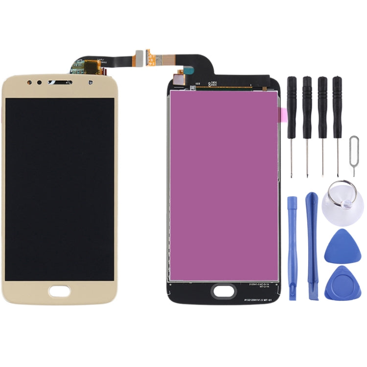 TFT LCD Screen for Motorola Moto G5S with Digitizer Full Assembly (Gold) - LCD Screen by PMC Jewellery | Online Shopping South Africa | PMC Jewellery